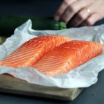 Heart-healthy dish: Broiled Salmon with Roasted Asparagus